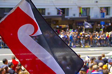 All Black, Maori flags in RWC